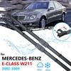Дворники для Mercedes Benz E Class W211 2002~2009 Стеклоочистители E200 E250 E270 E280 E300 E320 E350 E400 E420 E450 E500