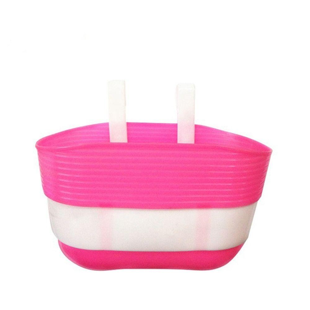 Детали Детская велосипедная корзина Пластиковая корзина на руль детского самоката Аксессуары для горного велосипеда