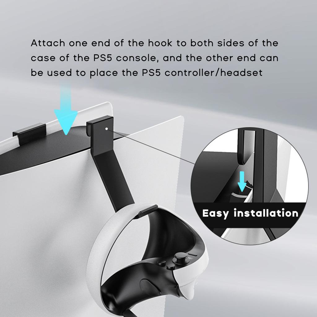 Держатель дисплея для контроллеров VR Кабель для зарядки для PS5 VR2 Крепление для дисплея Устойчивое крепление для виртуальной реальности