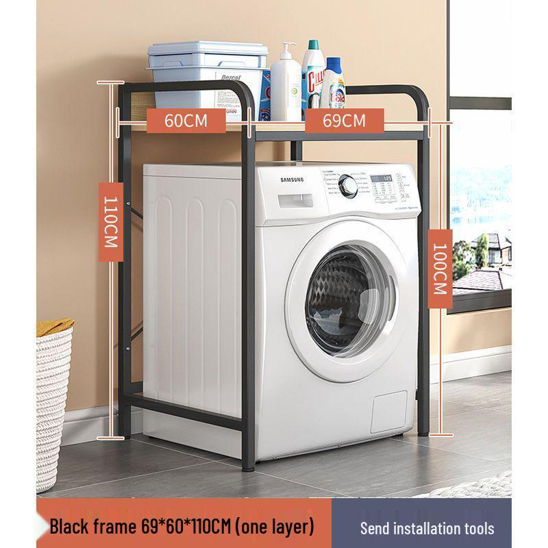 Многоярусная напольная регулируемая стойка для хранения с держателем для мусорного ведра для использования на кухне