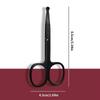Stainless Steel Nose Hair Cut Black Eyebrow Trimming Nose Ear Hair Remover Trimmer  Beauty Tool