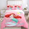 Mermaid Friends Adventure Print 3Pcs Bedding Setduvet Cover With 2 Bedropillowcase Home Birthday Gift