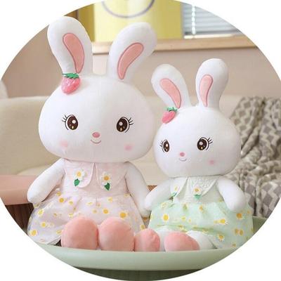 Милая Плюшевая Игрушка Кролик Мягкая Набивная Игрушка Кролик Кавайная Кукла Кролик Подушка для Сна Подарок на День Рождения для Детей Девочек Мягкий и уютный кролик-компаньон для вас