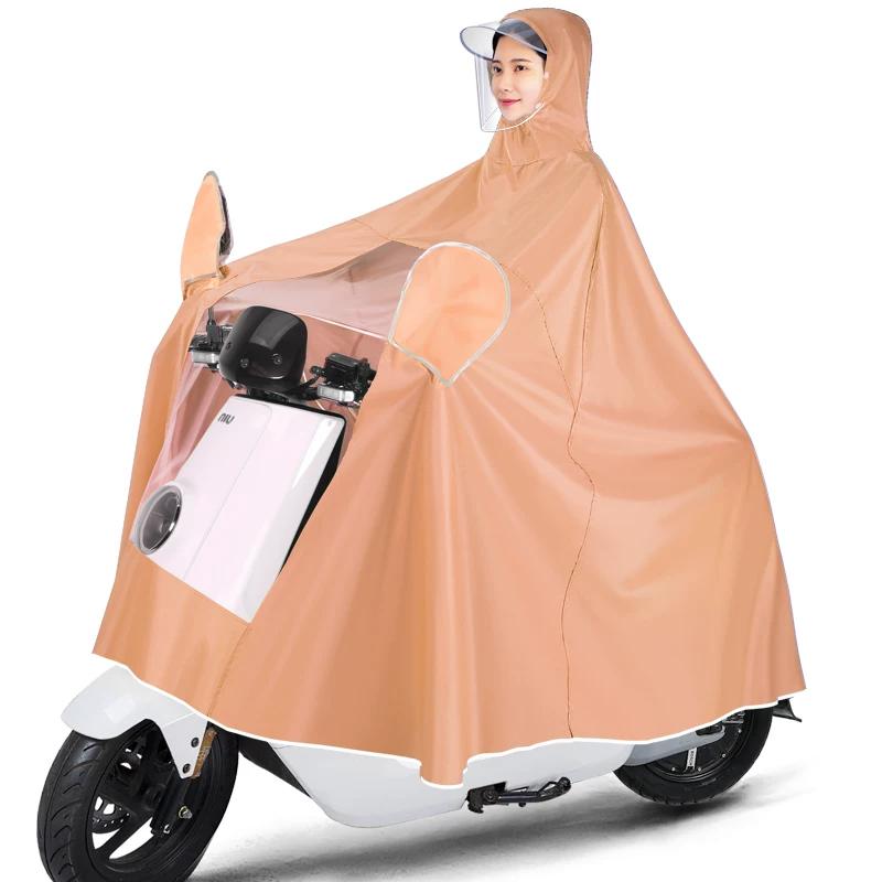 Raincoat for Electric Vehicles, Men's and Women's Models, New Long Version for Electric Bicycles and Motorcycles, Full-Body Storm-Proof Rain Poncho