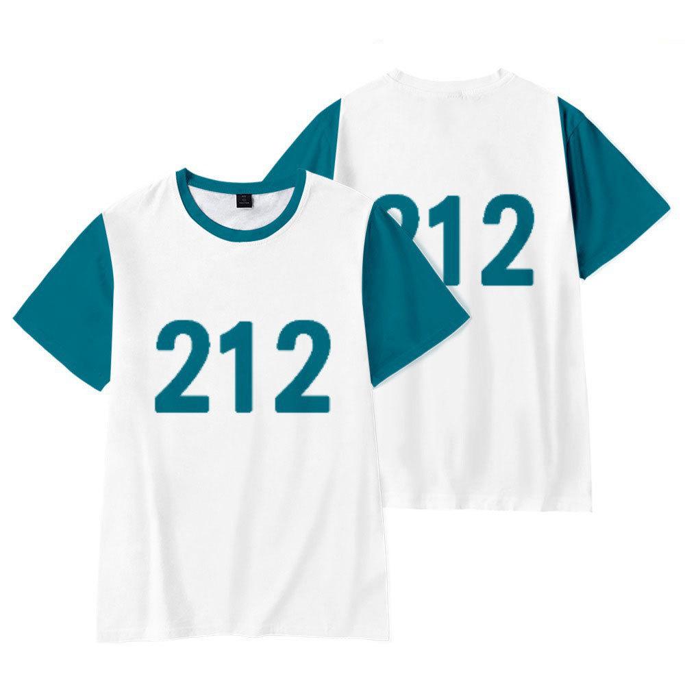 Футболка с принтом фильма ужасов «Кальмар» из Кореи, мужская и женская модная футболка с графическим принтом, короткий рукав, футболки, детская игровая футболка