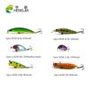 HENGJIA Набор рыболовных приманок смешанных моделей, приманка Minnow, кривошипные приманки, комплект тройных крючков