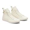 Converse Chuck Taylor All Star Модные Повседневные Универсальные Кожаные Эспадрильи на Высокой Платформе Женские Белые