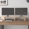 VidaXL Monitor Stand 100x27x15 Cm Solid Pine Wood 813979