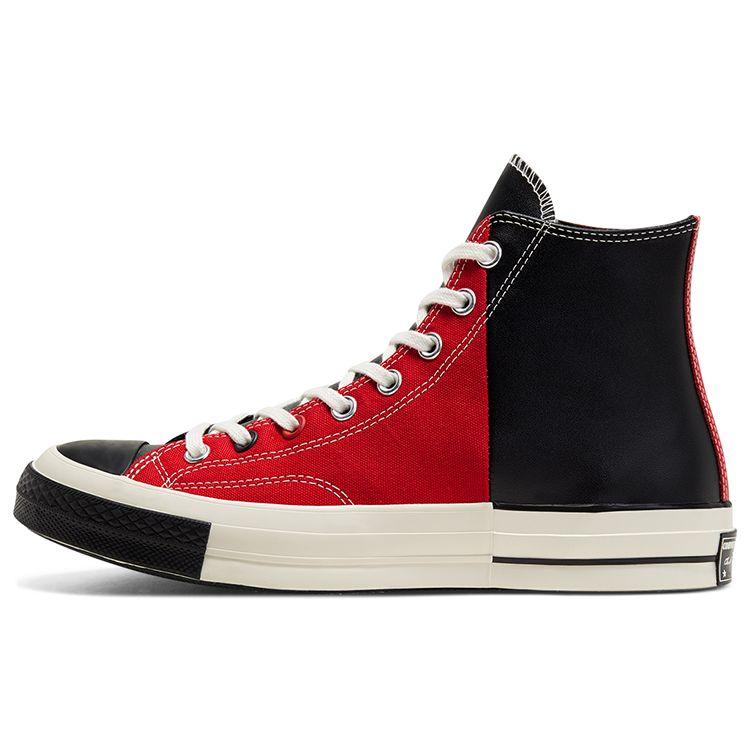 Converse Chuck Taylor All Star 1970s Casual Versatile High-Top Canvas Shoes Unisex Sneakers Black White Red 168624C