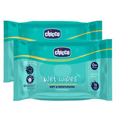 Влажные салфетки Chicco, 2 шт.