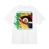 [2] New men's and women's short-sleeved T-shirt summer navy blue khaki black white men's t-shirt loose 270g