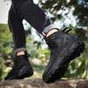 Men Ankle Boots Outdoor Desert Hiking Boots Winter Work Safety Shoes Non Slip Durable Comfortable Boots for Men