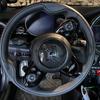 Углеродное волокно с узором на руле, кнопка, наклейка, интерьер для MINI Cooper S JCW F60 F55 F54 F56 F57, автомобильный Стайлинг