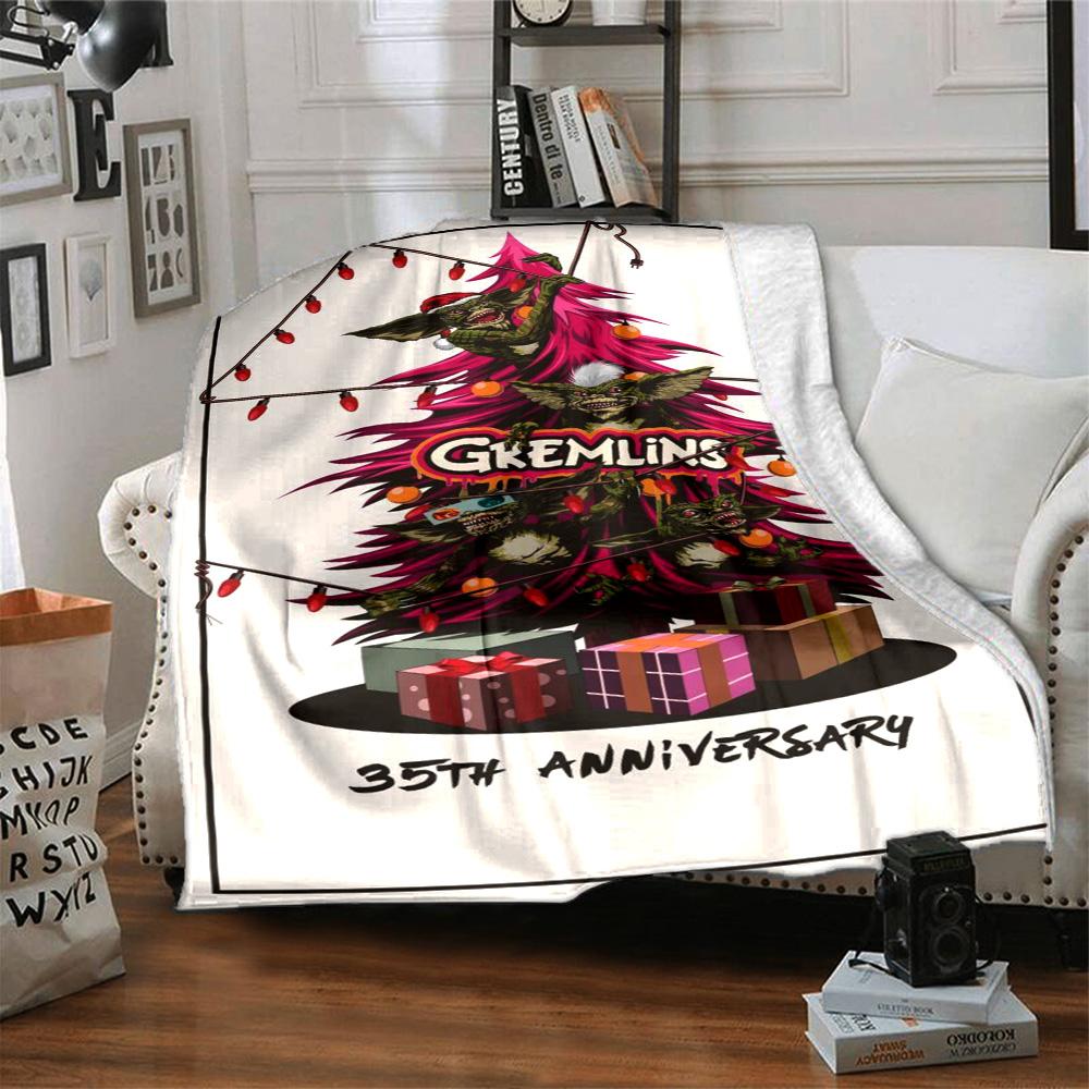 Gremlins Blanket Ultra-Soft Suitable for Couch Office Chair for All Seasons Digital Print Ideal Gift for Friends Family Couples Picnic
