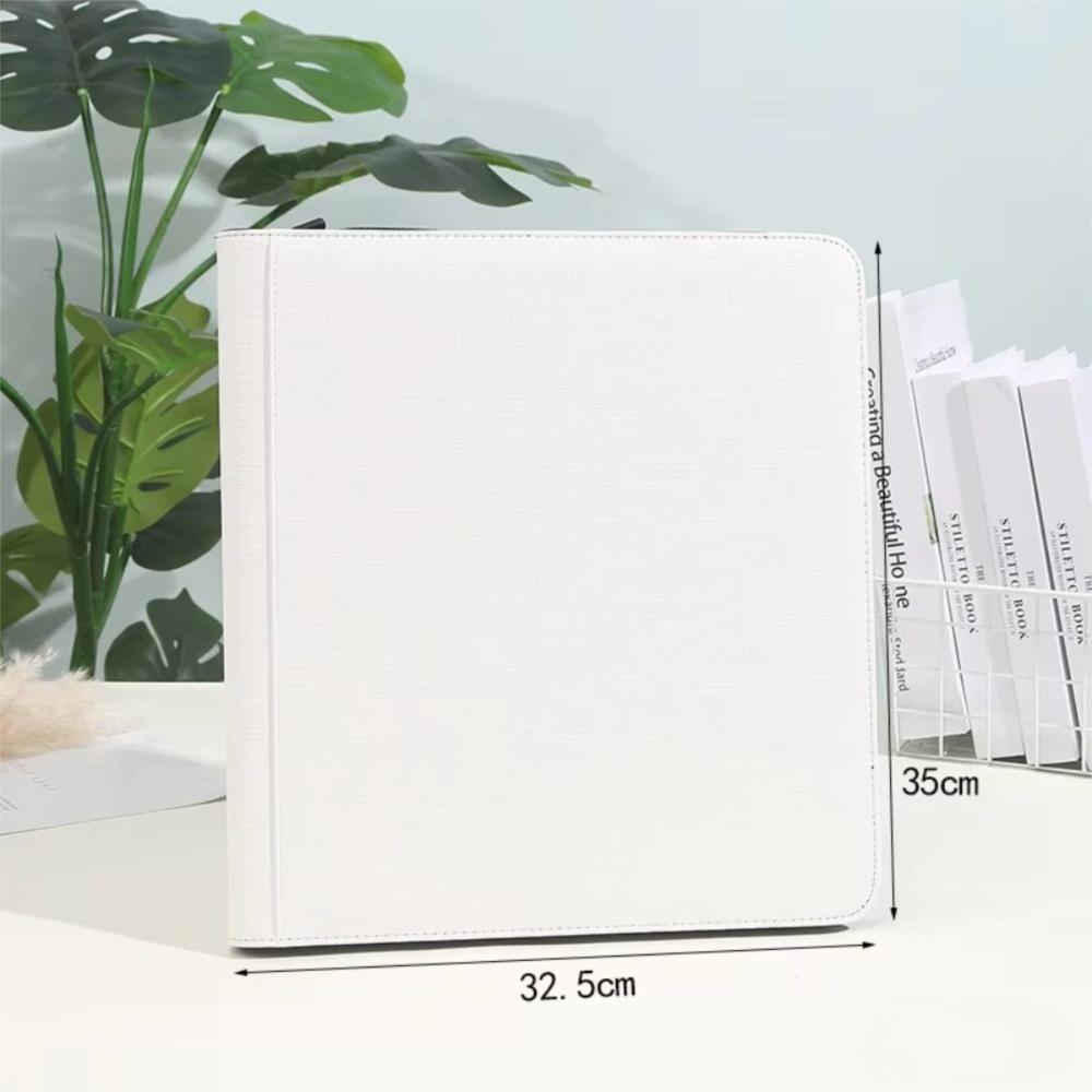 Durable 9/12 Grids Collectible Card Album PU Leather Large-capacity Storage Book Card Album Home Storage