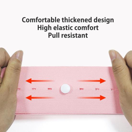 1 пара пояса для мониторинга плода с петлей-кнопкой, бандаж для мониторинга сердечного ритма плода