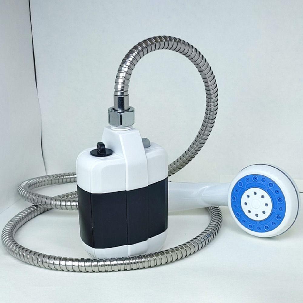 ABS Кемпинг Электрическая Душевая Головка Портативный Ручной Душевой Насос Комплект Уличной Душевой Головки Поход