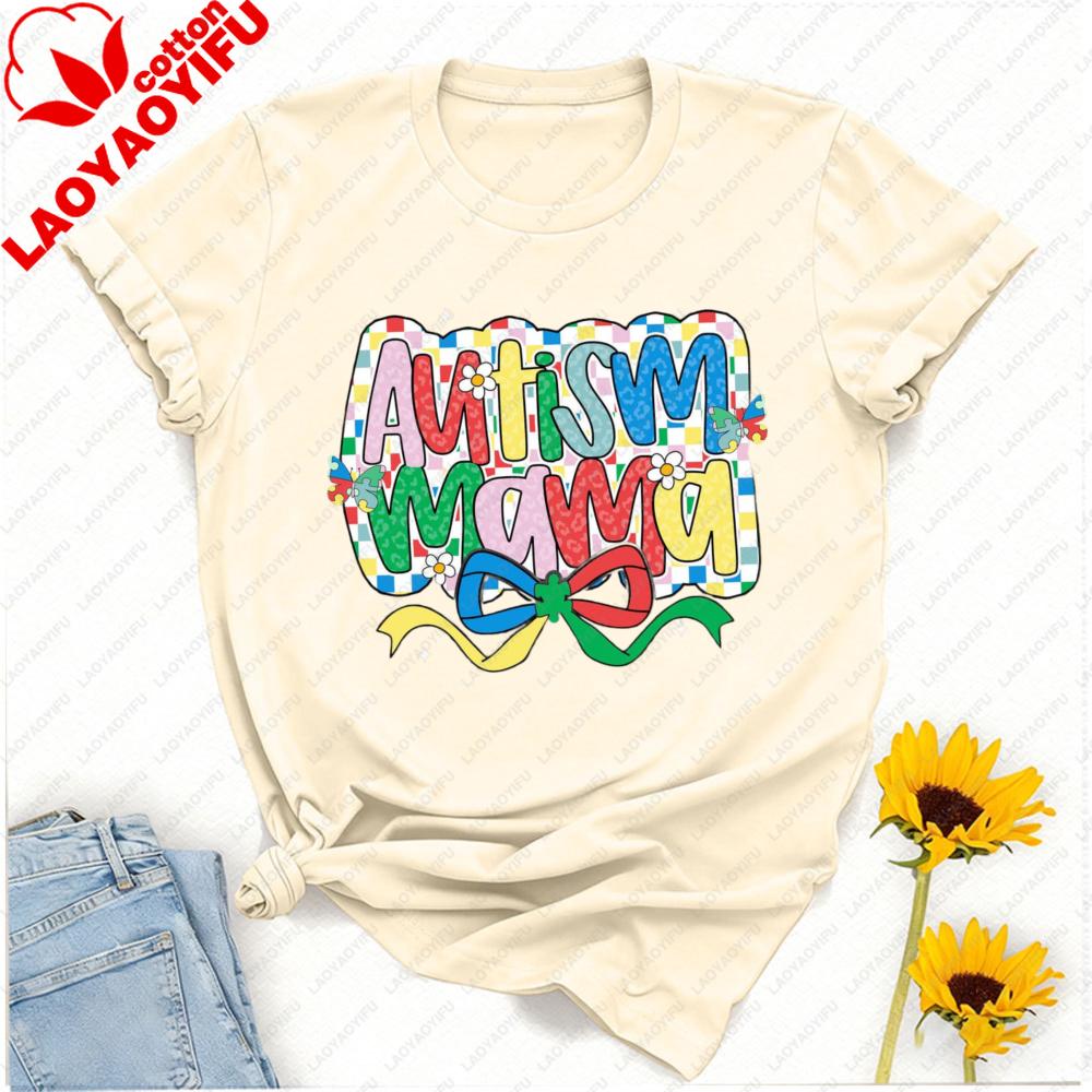 Custom Autism Mama Coquette Tshirt Mothers Day Shirt Coquette Mothers Day Gift Autism Awareness Neurodiversity Vintage Tops