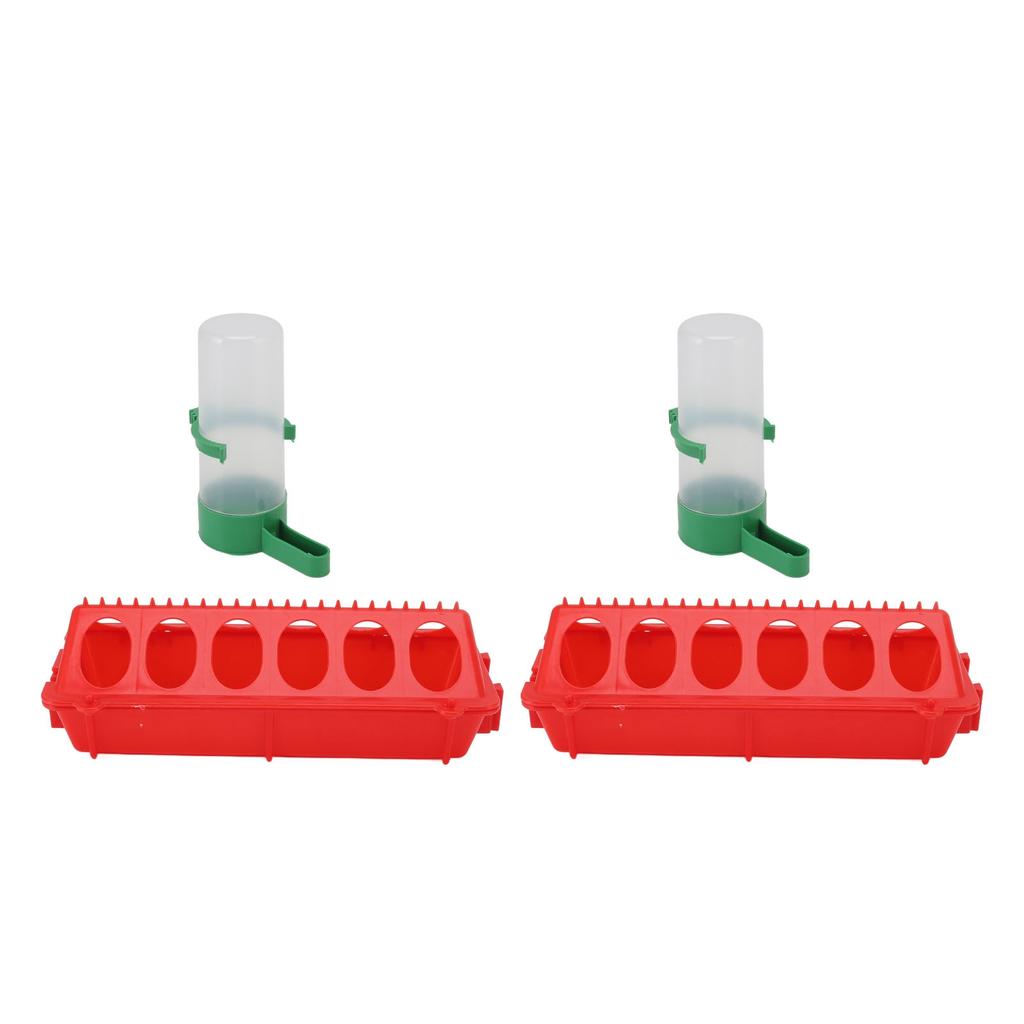 2 комплекта откидной верхней кормушки для цыплят из полипропилена, автоматическая кормушка для цыплят с защитой от брызг