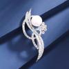 Fashion Garland Brooch, High-End Femininity, Exquisite Pearl Corsage Design, Niche Pin, Suit Accessories