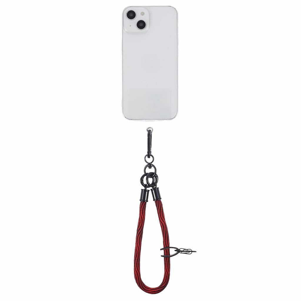 8mm 30cm S-Texture Hand Wrist Strap Short Lanyard Strap with Patch for Mobile Phone Keys Camera