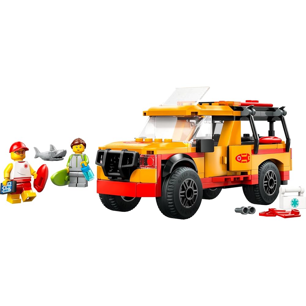Игрушка LEGO City Пожарная машина спасателей для детей 6-9 лет Набор для сборки транспортного средства 60453