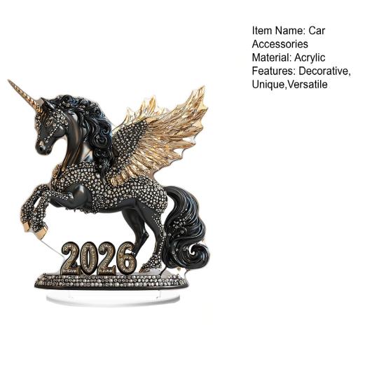 Акриловое подвесное украшение для автомобиля, подвеска на зеркало заднего вида, милый мультяшный автомобильный брелок, аксессуар для рождественских елок, дверей, окон, заборов, веток