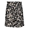 Women's High-waisted Flowing Belted Shorts with Printed Pockets VERO MODA