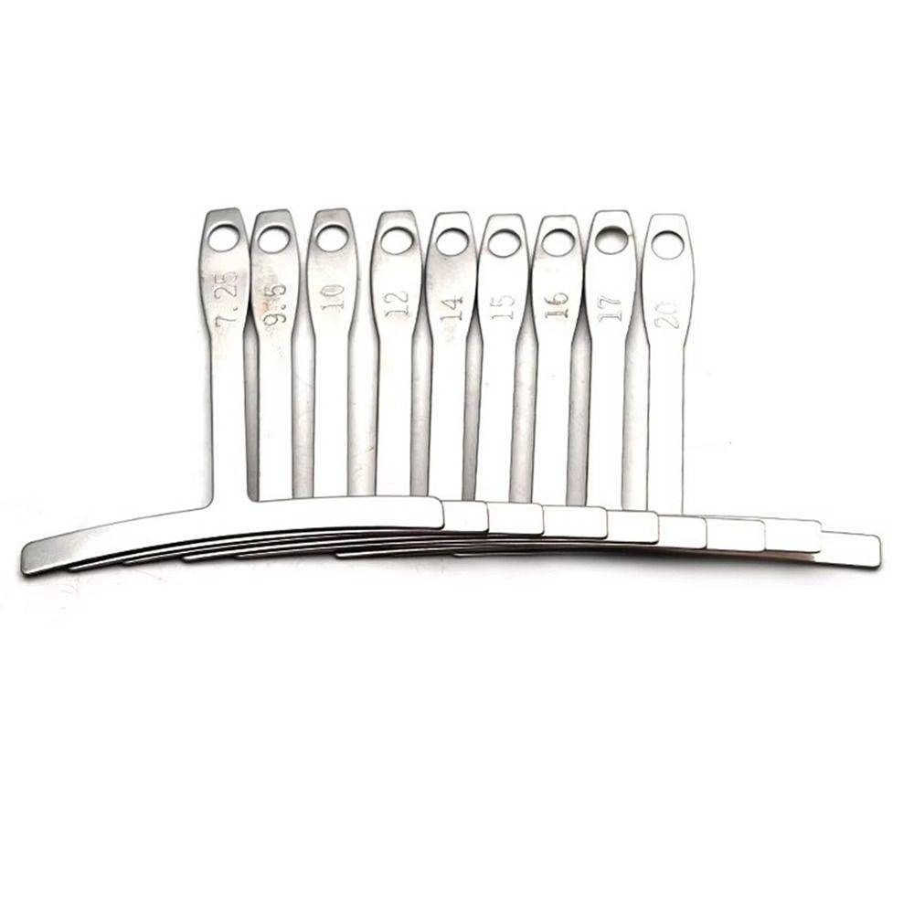Luthier Tools Guitar Repair Radius Stainless Steel Bass String Measure Portable Bass String Ruler