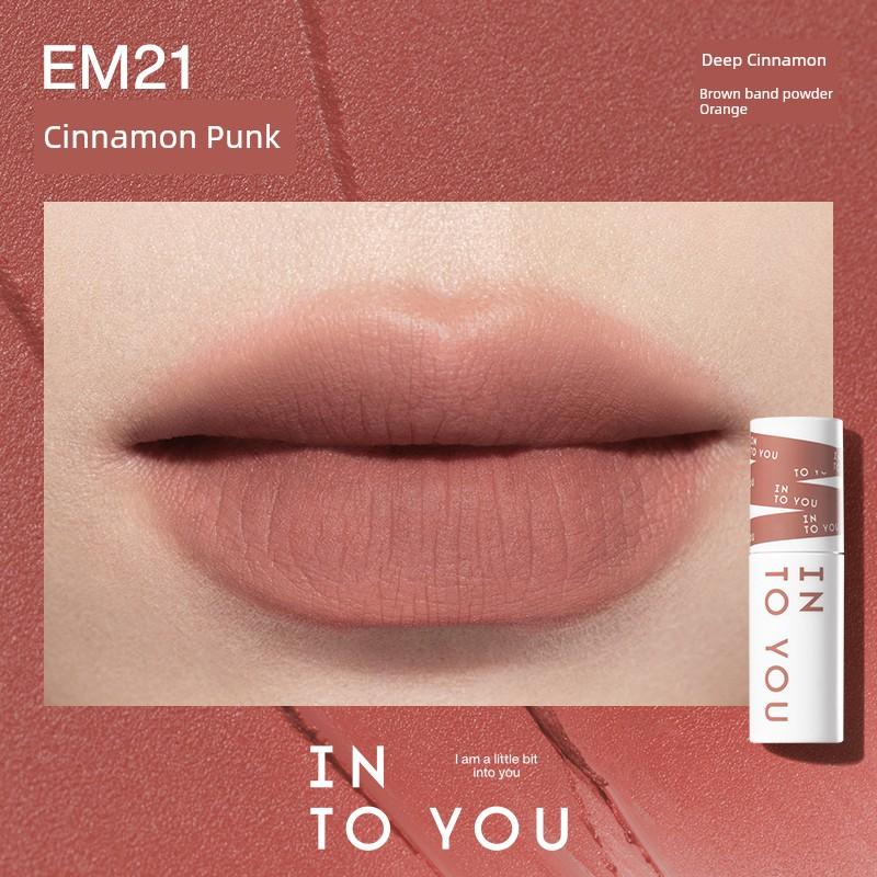 into You Em08 Yellow Skin White Matte Lip Mud