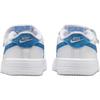 Nike Nike Air Force 1 Нескользящая амортизация Низкие кроссовки для малышей Белые для младенцев и малышей FN0236-115