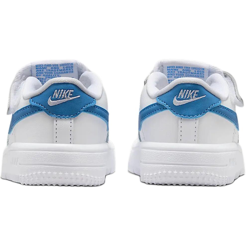 Nike Nike Air Force 1 Нескользящая амортизация Низкие кроссовки для малышей Белые для младенцев и малышей FN0236-115