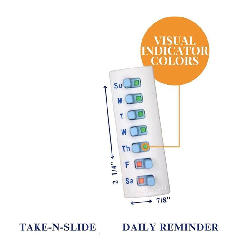 Свежий противоскользящий дизайн, 2 шт. для бутылочек с лекарствами, напоминание о приеме таблеток, многоразовый трекер приема лекарств, трекер таблеток, удобный для людей с артритом