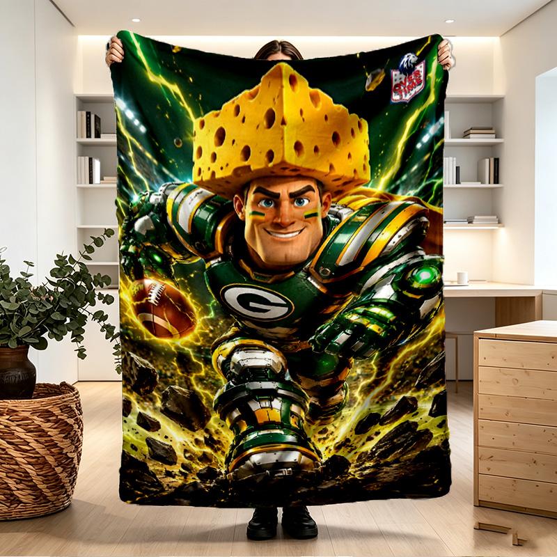 NFL Print Blanket - Soft & Comfortable, for Bedroom, Travel, Sofa, Home Decoration - Birthday Christmas Gift for Friend