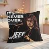 JJeff BBuckley Singer Cushion Cover Silky Short Plush Invisible Zipper Dustproof Sofa Pillow Case For Home Decor