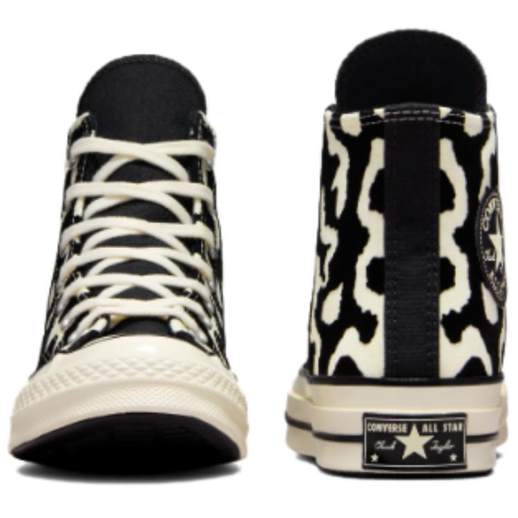 Converse Кеды Chuck 70 High Leopard Remix Унисекс Черный Белый A12350C
