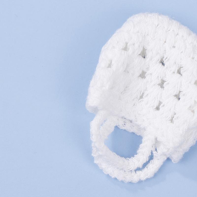 Милая мини-кукла с полой маленькой сумкой, аксессуары для вязания крючком из шерсти, кукла из хлопка, украшение BJD