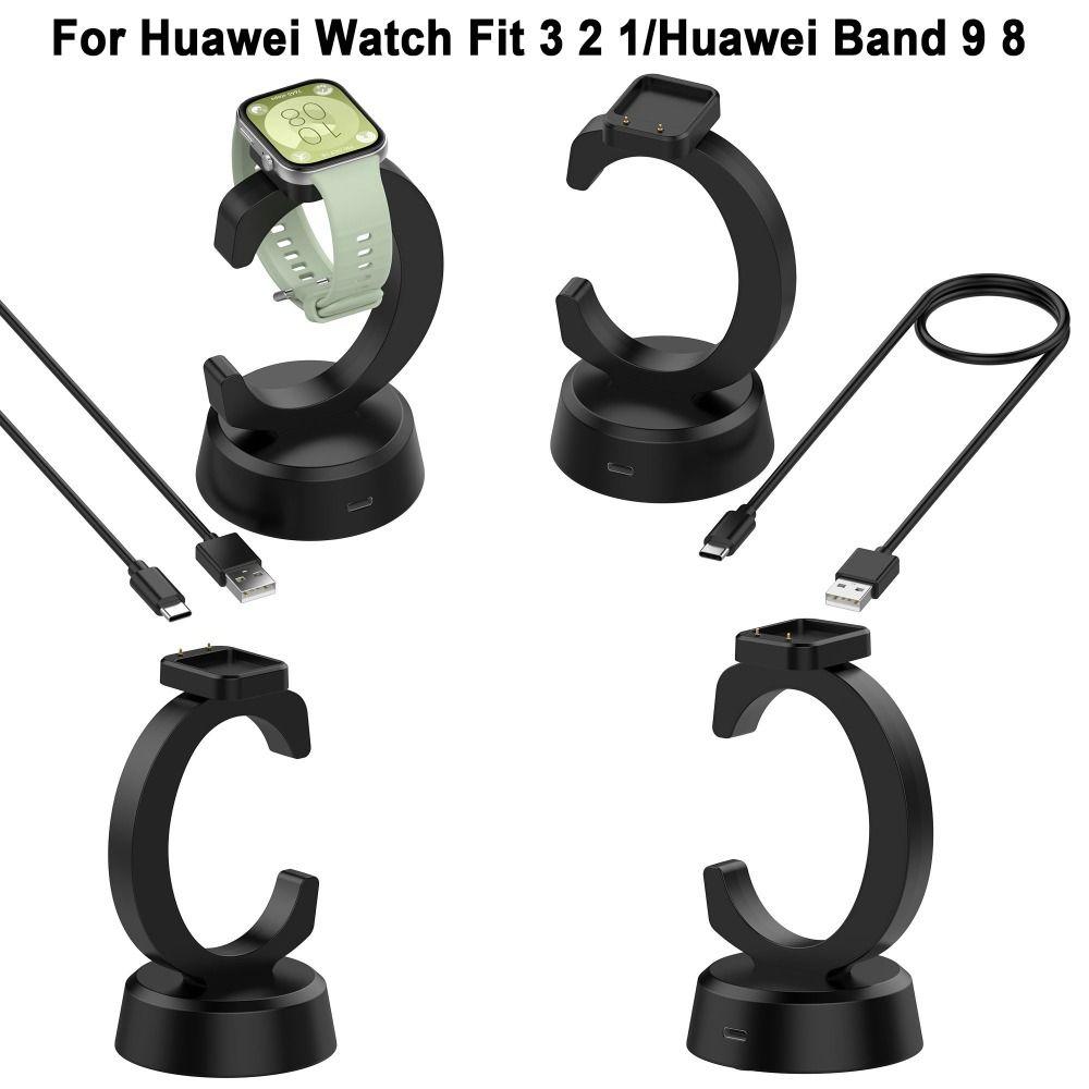 Bracket Charging Dock C Shaped Watch Charger for Huawei Watch Fit 3 2 1/Huawei Band 9 8