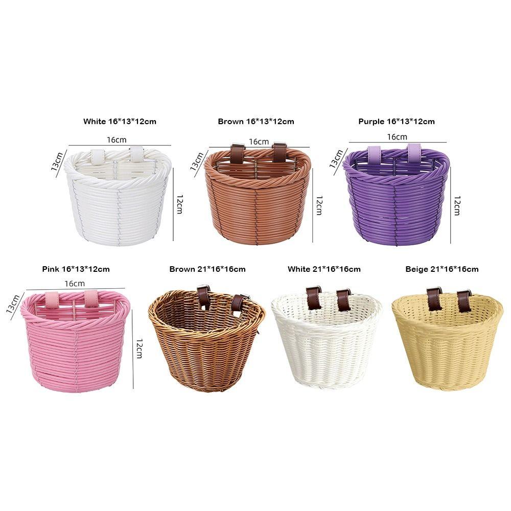 Plastic Front Riding Basket 7 Styles Children's Bicycle Scooter Basket
