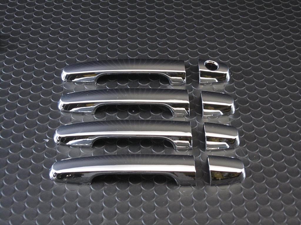 BRIGHTZ Chrome Door Handle Cover Knob for Familia Van NCP Familia Van 31668 160/165 [COR-NOBU-FS-A4B0C1D3] NCP160M, NCP165M, NCP160, NCP165, P160,