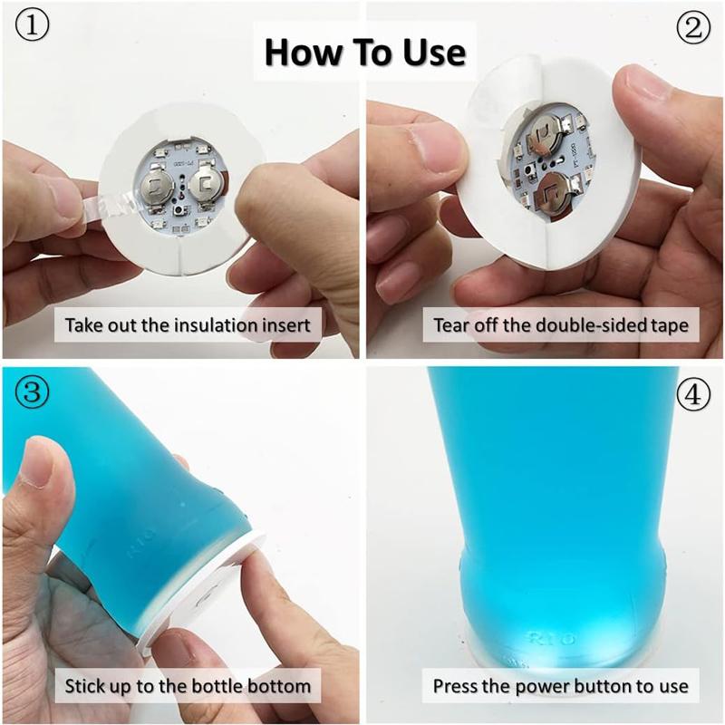 3 режима, светодиодные фонари для подстаканников, светящиеся на батарейках стаканы для питья, подставки для чашек, лампы, бутылки с ликером, подушки для подставок, бары, декор для вечеринки