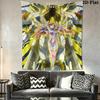 Freedom Gundam Pattern Home Decor Tapestry, Wall Hanging, Decorative RV Wall Cloth.NGT0928228