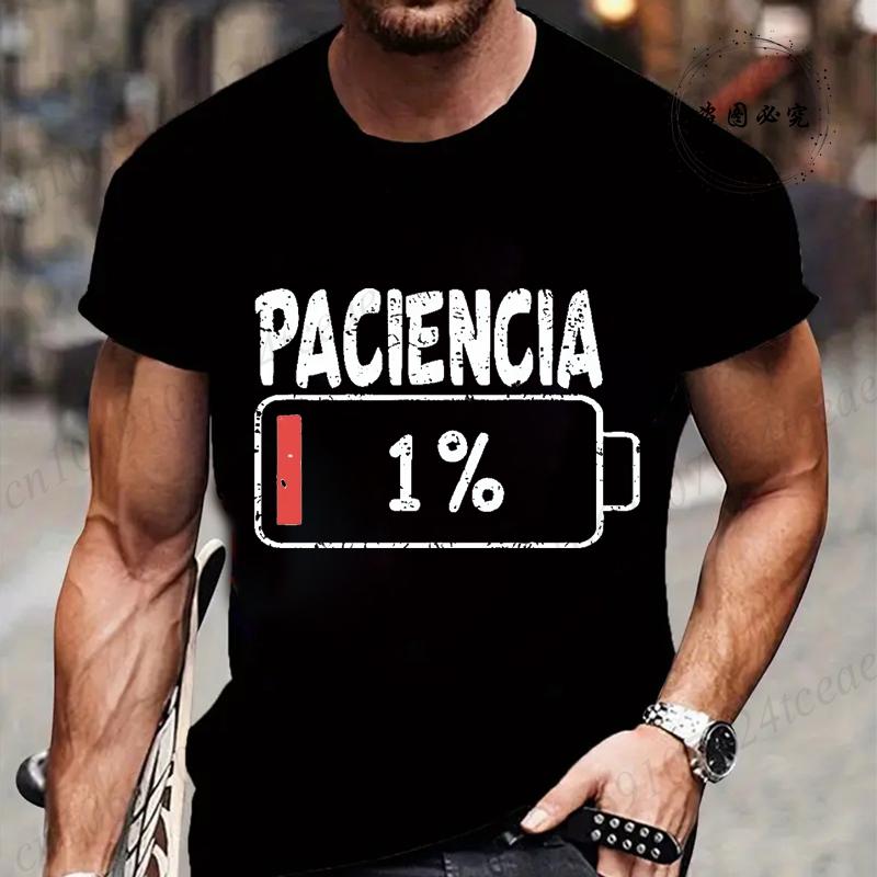 Men Women TShirt Summer Harajuku Funny Vibrant Spanish Letter Print Tees Streetwear Short Sleeve TShirts Fashion Tee Clothes