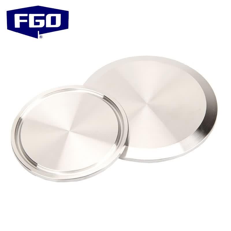 FGO 316L Stainless Steel Quick-Clamp Blind Plate
