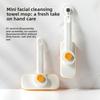 Multi-purpose Face Towel Mop 360 Rotation Towel Changing Mop Handheld Mini Clean Mop  Kitchen Tools