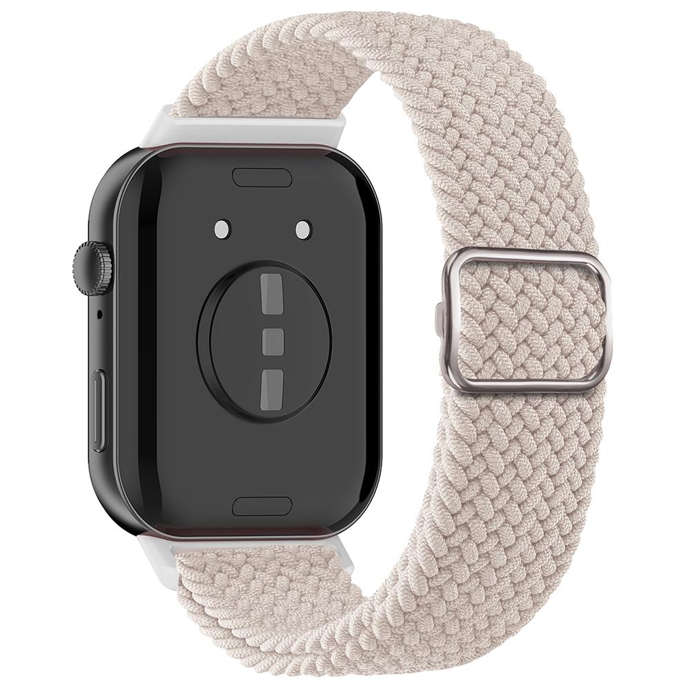 Для Huawei Watch Fit 3 Регулируемый плетеный нейлоновый ремешок для часов Тканый стиль Наручный ремешок