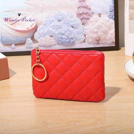 Женский кошелек, портативный мини-кошелек из искусственной кожи, гладкая молния, брелок для ключей, держатель для карт, сплошной цвет, тонкий кошелек, кошелек для монет, сексуальная одежда для взрослых