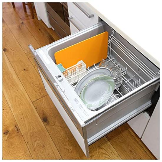 Mac Highest Grade Elastomer All Antibacterial Cutting Board Dishwasher Safe (Orange)