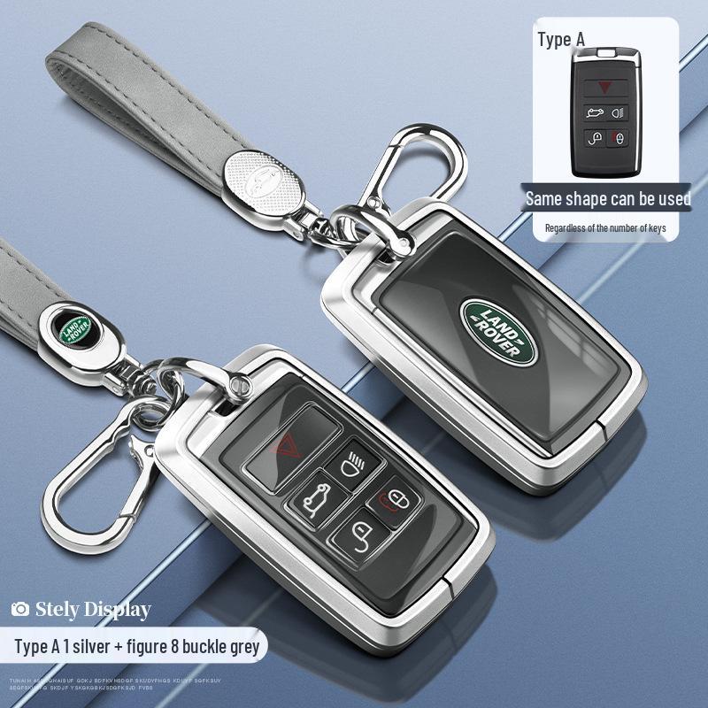 Чехол для ключа Land Rover: Алюминиевый корпус для Range Rover Sport, Velar, Evoque, Discovery, Freelander.