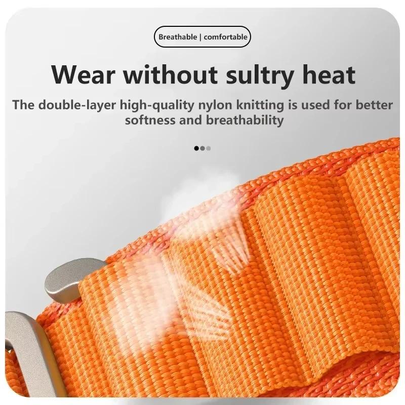 Ремешок Alpine Loop для Apple Watch Ultra 2 Band 49 мм 45 мм 44 мм 40 мм 41 мм 46 мм 42 мм 38 мм Браслет iWatch Series 10 SE 9 8 7 6 5 4